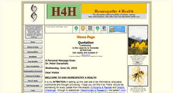 Desktop Screenshot of homeopathy4health.ie